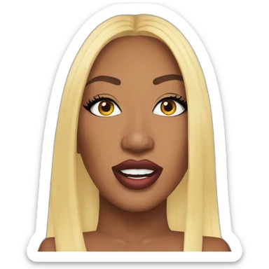 Tina snow (megan thee stallion) flag sticker