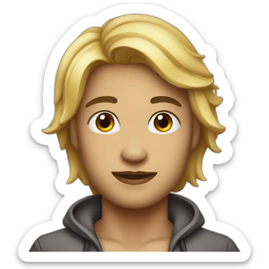 Sexy  Tano (Portrait, front facing, Apple iOS 17 style) sticker