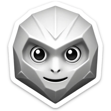 Enano dnd estilo blanco y negro dibujo sticker