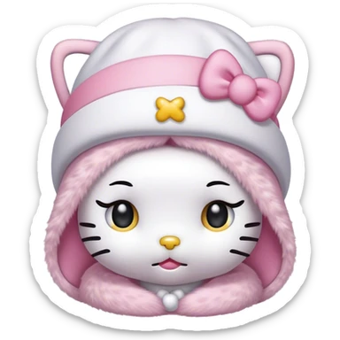 Hello kitty goodnight  sticker