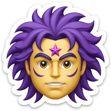 J’aimerais que tu me crées un emoji sur star Platinum dans jojo bizarre Adventure sticker