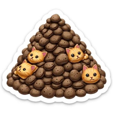 Şu içen kedi boku sticker