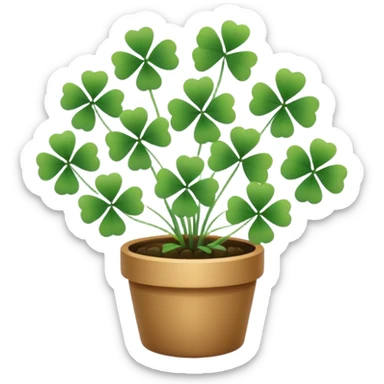 plant with small clover like leaves sticker