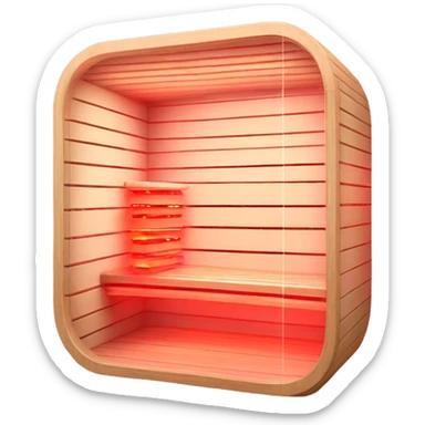 infrared  red light therapy sauna sticker