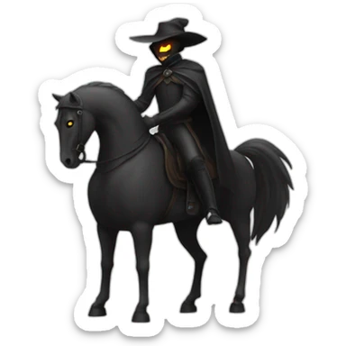 The Headless Horseman sticker