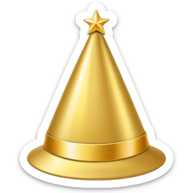 New Year's hat (without a person) sticker
