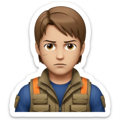Leon Kennedy from resident evil 4 sticker
