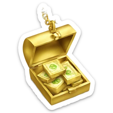 Gold Jewellery with Pound notes sticker