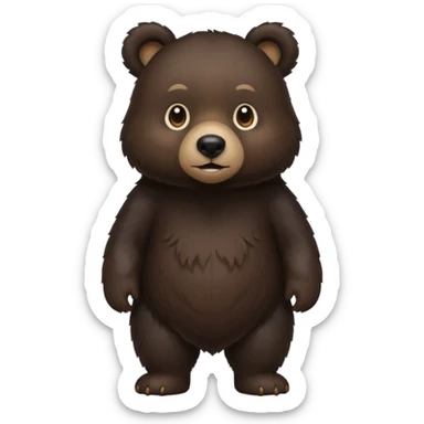 i wanna emoji black bear for my bio sticker