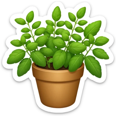oregano herb bouquet sticker