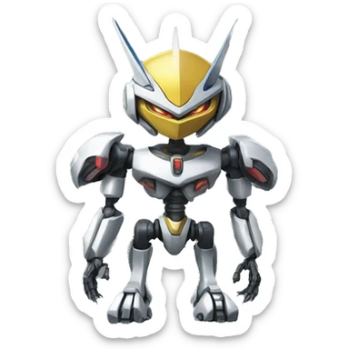 Cool Edgy Medabot-Digimon-Fakémon sticker