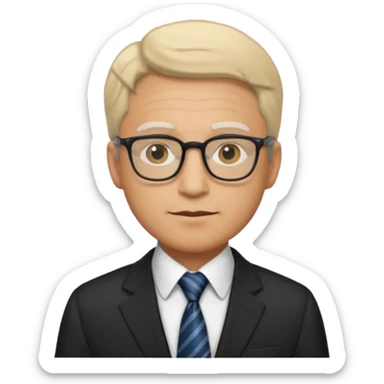 Professor in the la casa de papel TV show sticker