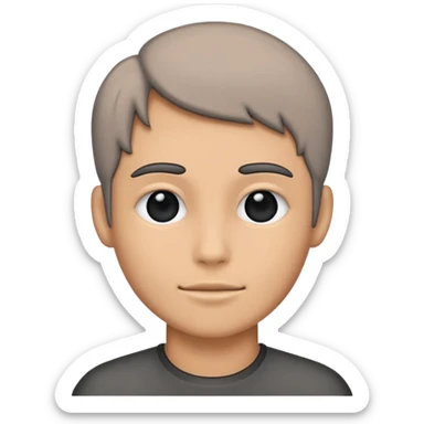 Generate silhouette of a human, not specific to any gender. Don't add eyes or hair. make it gray with a dark gray outline. sticker