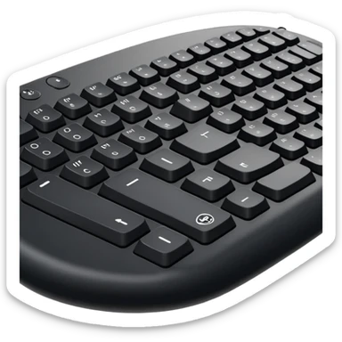 A keboard sticker
