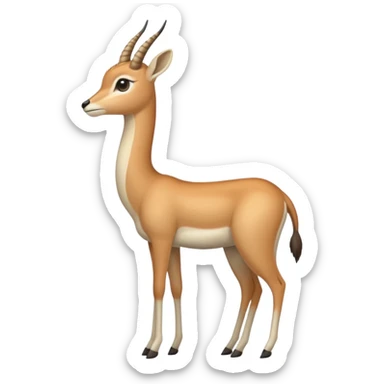 gazelle sticker