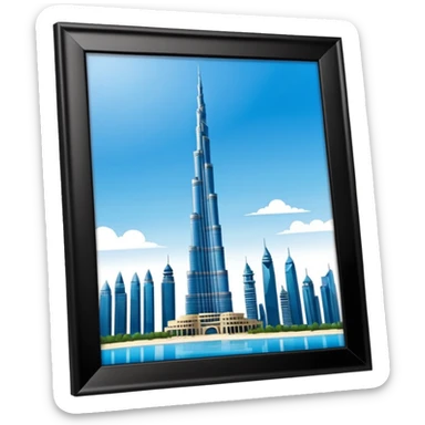 Burj khalifa sticker