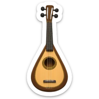 Erlandskian Blakajaki Balalaika Family instrument sticker