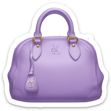 light purple lv handbag sticker