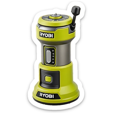 ONE+ 18V Cordless Compact Fixed Base Router RYOBI with gray with battery sticker