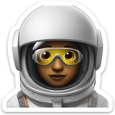 an Astronaut with vr glasses sticker