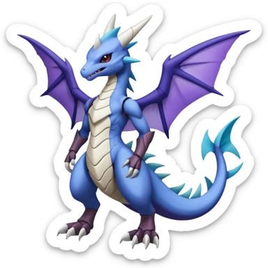 Noivern-Latios-Marowak-Lugia-Fakémon-hybrid-creature (full body)  sticker