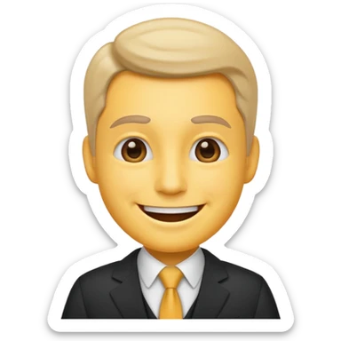 Toastmasters Salesman Emoji sticker