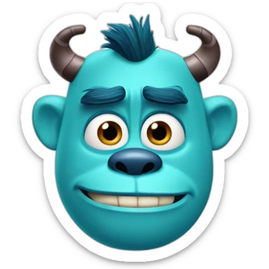 "Sulley" Sullivan de toy story enojado sticker