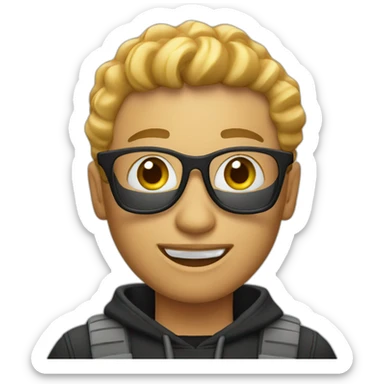 videographer at McDonald's sticker