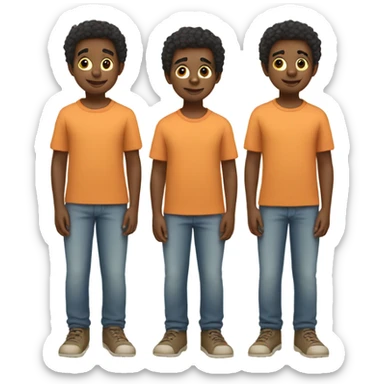 Triplet Boys sticker