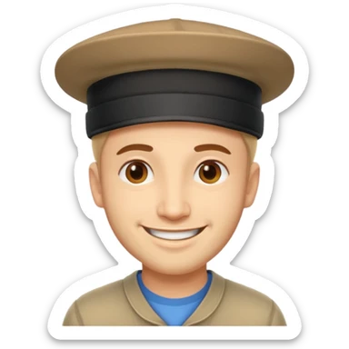 Arda Güler smiling face wearing a hat sticker