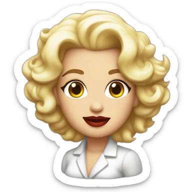 Marilyne monero sticker