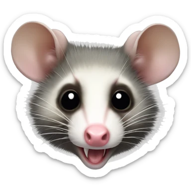 Virginia opossum  sticker