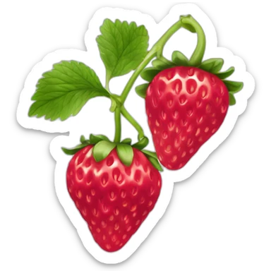 Fraise framboises  myrtilles  incroyable  les gars sticker