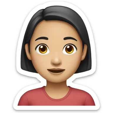 vietnamese girl sticker