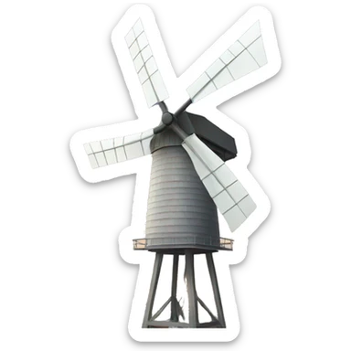 windmill energy sticker