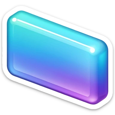 glitter cian and purple staight sticker