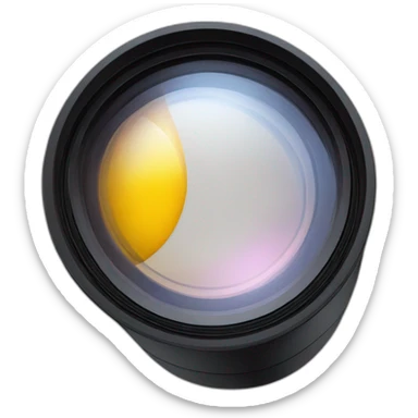 lens anamorpic sticker