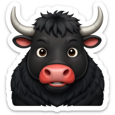 Ferdinand (black) from the Ferdinand disney movie sticker