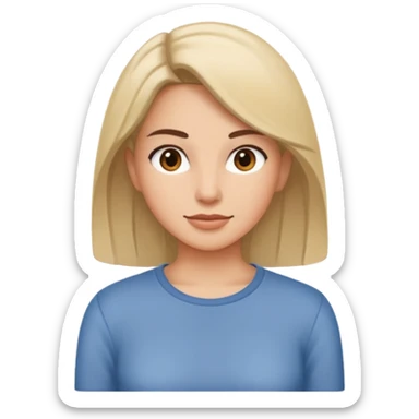 Lady’s in casual attire indoors sticker