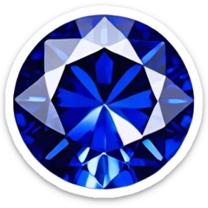 Cinematic Realistic Sapphire Emoji, Deep blue and stunning, with smooth, polished facets that gleam with a vibrant intensity. The deep blue hue reflects light in mesmerizing patterns, and a soft, glowing aura adds to the precious, regal nature of the gemstone. Soft glowing outline, capturing the essence of wisdom and royalty in a dazzling sapphire. sticker