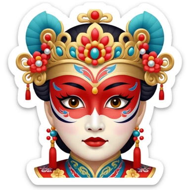 beijing opera sticker