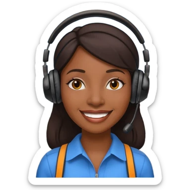 City Tour Guide black woman  sticker