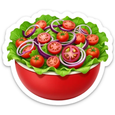 vegetarian red salad sticker