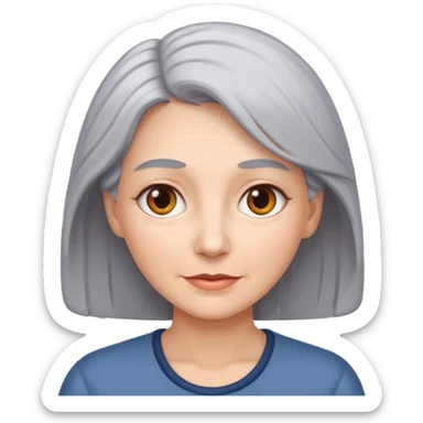 👩🏻‍🦳 sticker