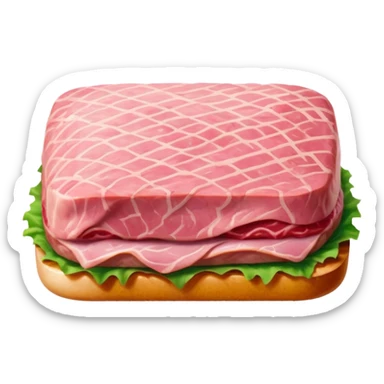 impressionist SPAM MEAT claude monet outdoor landscape  sticker