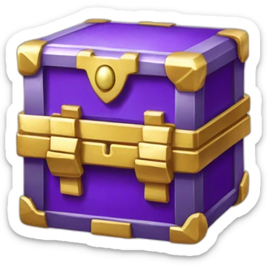 Pokemon Game LootCase Purple Chaotic Color Legendary Epic Rich Treasure sticker