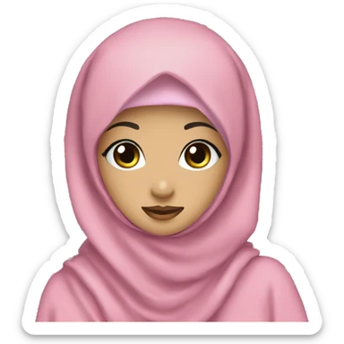 kawaii harajuku niqab muslim hijabi  sticker