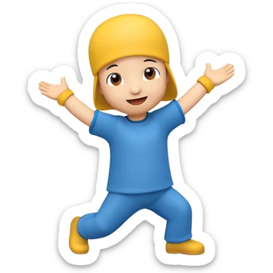 Pocoyo bailando sticker
