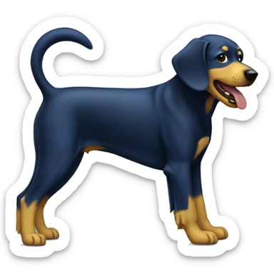 University of Michigan dog sticker