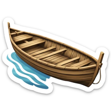 underwater row boat sticker